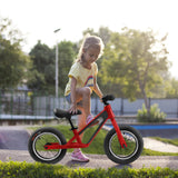 ECARPAT Balance Bike, Magnesium Alloy Frame Toddler Bike,Lightweight Sport Training Bicycle with 12" Rubber Foam Tires,Adjustable Seat for Kids Ages 1-5 Years Old.