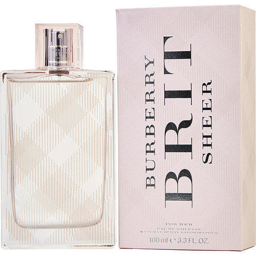 BURBERRY BRIT SHEER by Burberry EDT SPRAY 3.3 OZ (NEW PACKAGING)